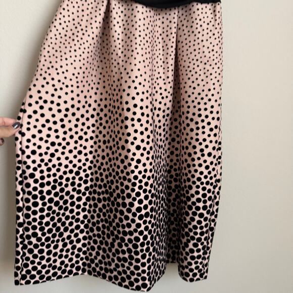 Vintage ENFOCUS STUDIO Women Black Pink Polka Dot V-Neck Cocktail Dress Size 6 - Picture 10 of 10